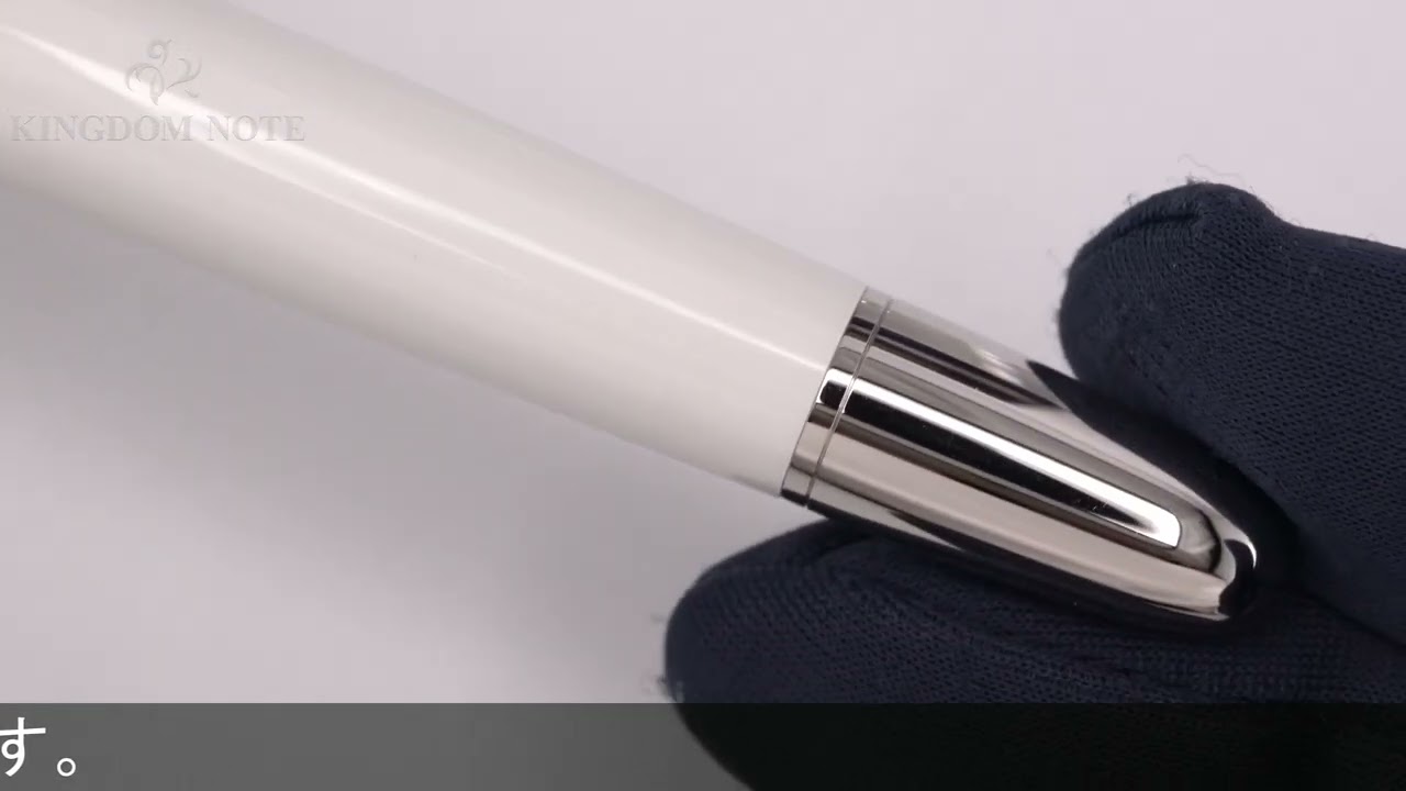 MONTBLANC 万年筆 マイスターシュテュック ホワイトソリテール #145
