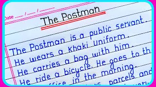 essay on The Postman | The Postman essay in english | paragraph on The Postman