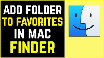 How To Add a Folder To Favorites MAC Finder | Tech Tips
