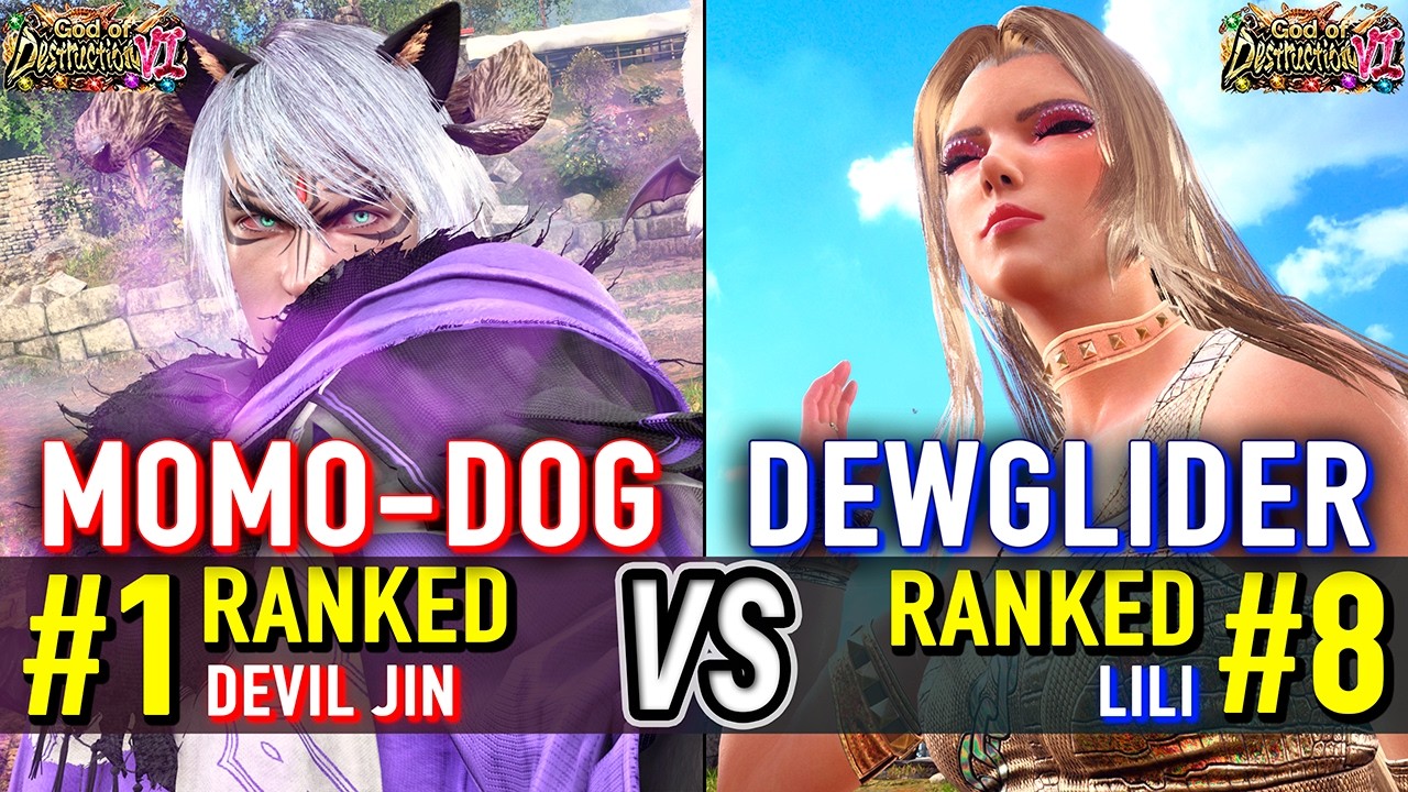T8 🔥 MOMO-DOG (#1 Ranked Devil Jin) vs DEWGLIDER (#8 Ranked Lili