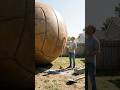 ONE MAN TRANSFORMS A GIANT VOLLEYBALL INTO A LUXURY HOME