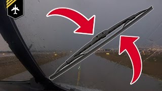 Do airplanes have windscreen wipers? explained by Captain Joe