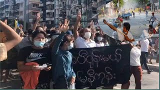 Eight reported killed as Myanmar protests aim to ‘shake the world||DESITVUSA||BREAKINGNEWS||