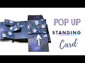 Pop Up Card Tutorial | DIY Popup Standing Card | Scrapbook Page Idea | Gift Card