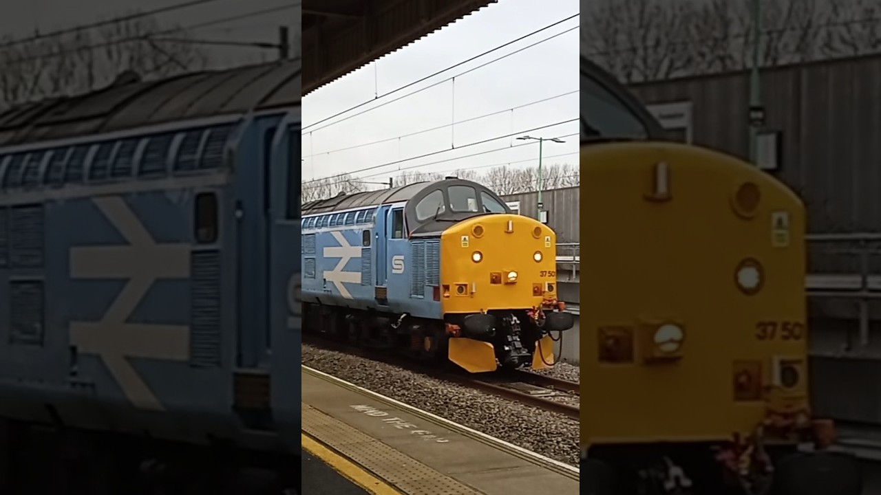37501 + 730227 depart Nuneaton working 5Q70 Old Dalby to Bletchley T.M.D. 23/12/25