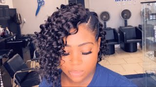 Curly Bob With Waves (no voice over)