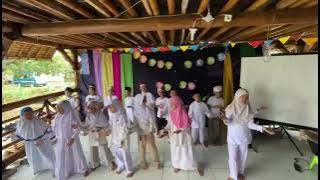 Performance Ayuni dkk di acara tutup tema 🥰 #habibi #sholawatviral #sd #kls1 #sekolahalam
