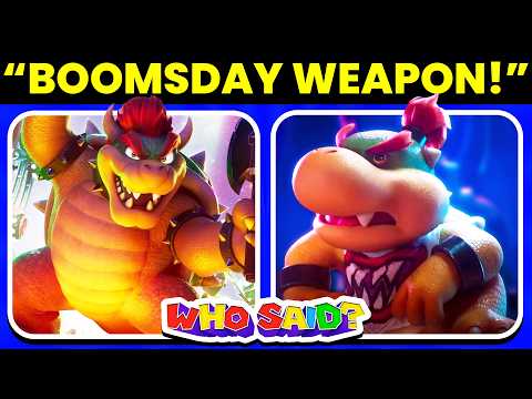Guess Who Said This? 🍄 | Super Mario Galaxy Movie Quote Challenge