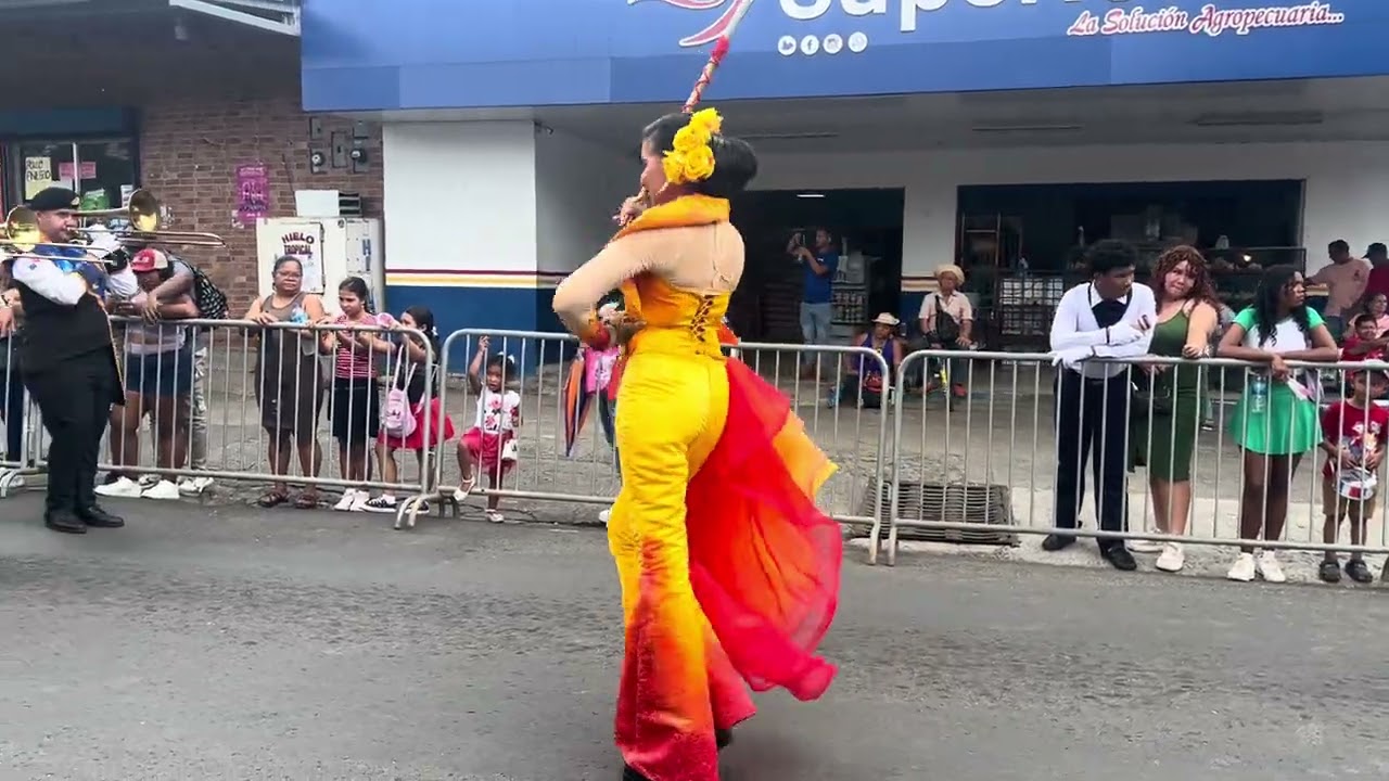 Banda de música Colegio Ingeniero Tomás Guardia - Desfile de fundación de Chorrera