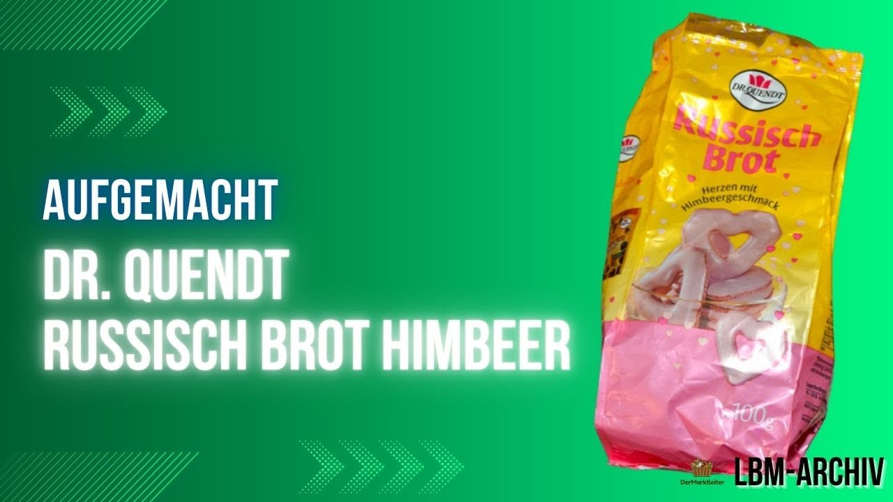 Lebensmittel-Archiv: Dr  Quendt Russisch Brot Himbeer 2025
