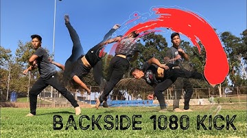 MARTIAL ARTS KICKING | BACKSIDE 1080 | TRICKING TUTORIAL