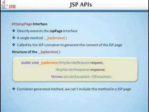 JSp API - YouTube