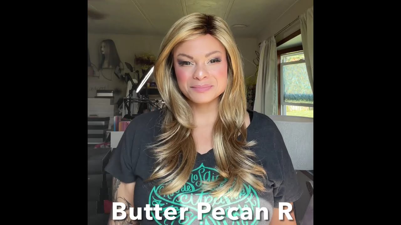 Noriko Angelica in BUTTER PECAN R Rooted Color