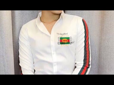 Cắt áo sơ mi con trai 12t ??? | áo sơ mi nam 12 tuổi