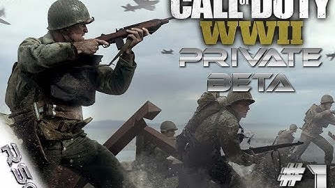 Call of Duty: WW2 Multiplayer Gameplay - Private Beta ( #1 ) ( Let