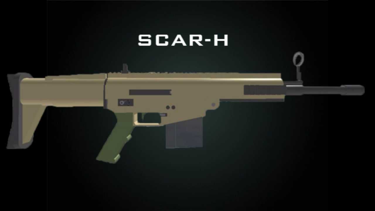 Roblox Gun Demonstration 1 Fn Scar H Series Youtube - roblox scar gun