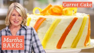 Martha Stewart's CarrotGinger Cake with CreamCheese Frosting | Martha Bakes | Martha Stewart