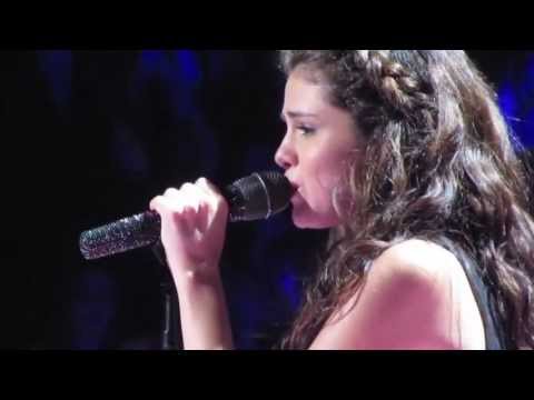 Selena Gomez Cries While Singing Love Will Remember at Barclays Center