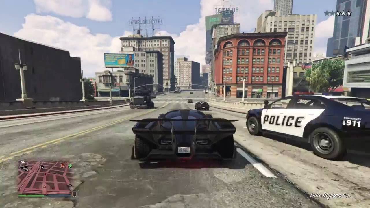 GTA 5 - THE MOST EPIC STUNT POLICE CHASE IN GTA 5 - CRAZY GAMES - YouTube