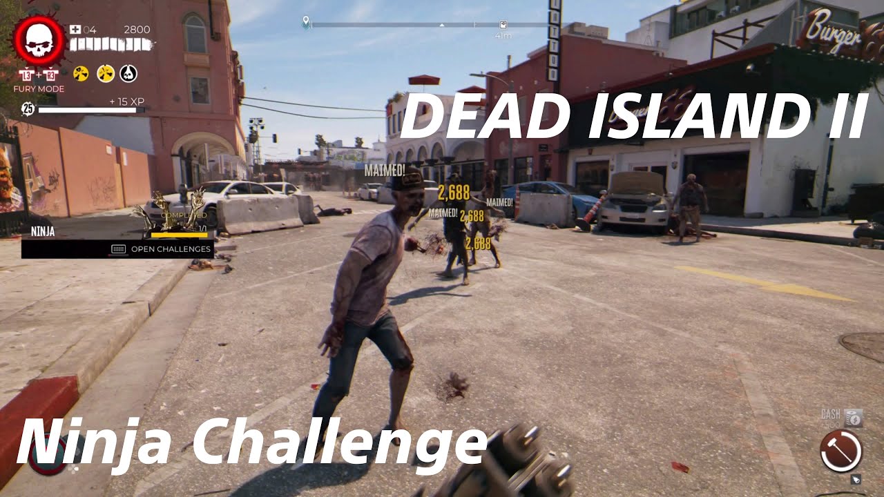 Dead Island 2 - Easiest Way to Complete the Ninja Challenge