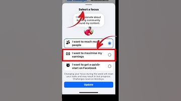 Select a focus | I want to maximise my earnings | I want to maximise my earnings Facebook #shorts