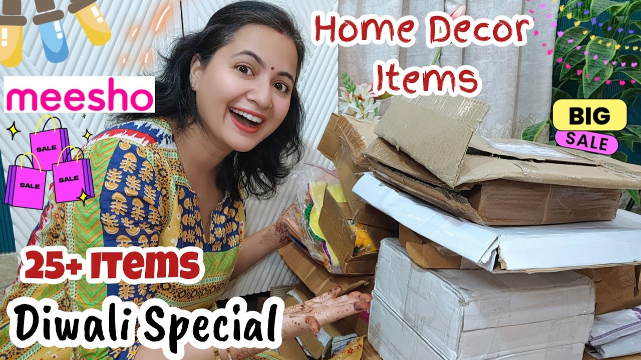 *25+ Items* Meesho Home Decor Items | Home Decor, Home Essential Items | Neema's Talk 