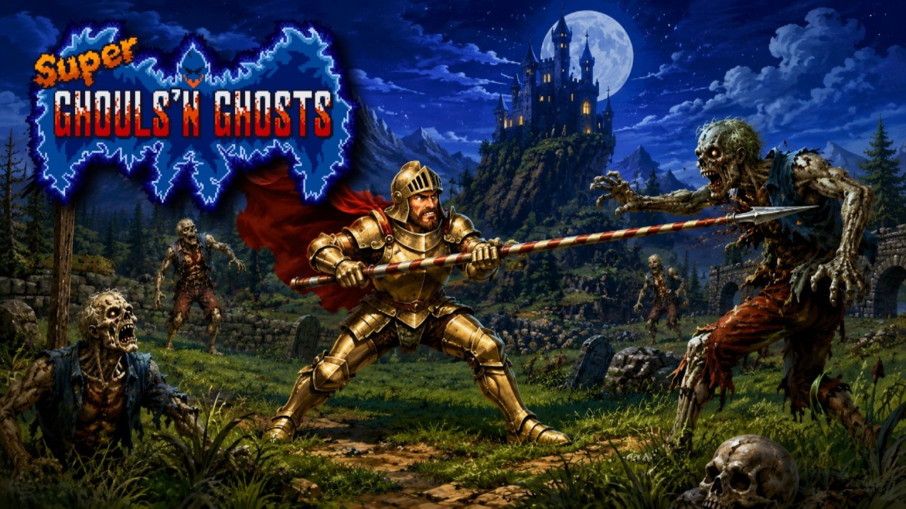 Super Ghouls 'n Ghosts - Haunted Graveyard 👻 Celtic Metal Remix