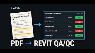 Full BIM QA/QC Workflow in Revit with AI Agents | VitruAI Demo