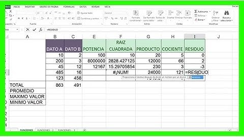 Funciones matemáticas y trigonométricas Excel y cálculos