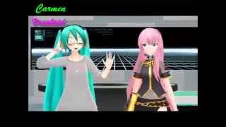 MMD Las Clases de Canto de Miku