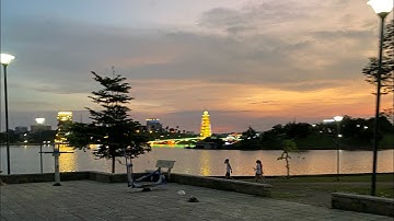 Buổi chiều tại Công viên Văn Lang - Việt Trì