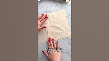 How to sew hong kong seams
