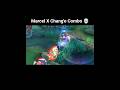 Marcel X Chang'e Combo 🤯 #mlbb #marcel #mobilelegends