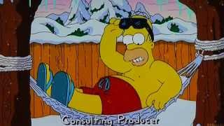 The Simpson's Snow Day 2013