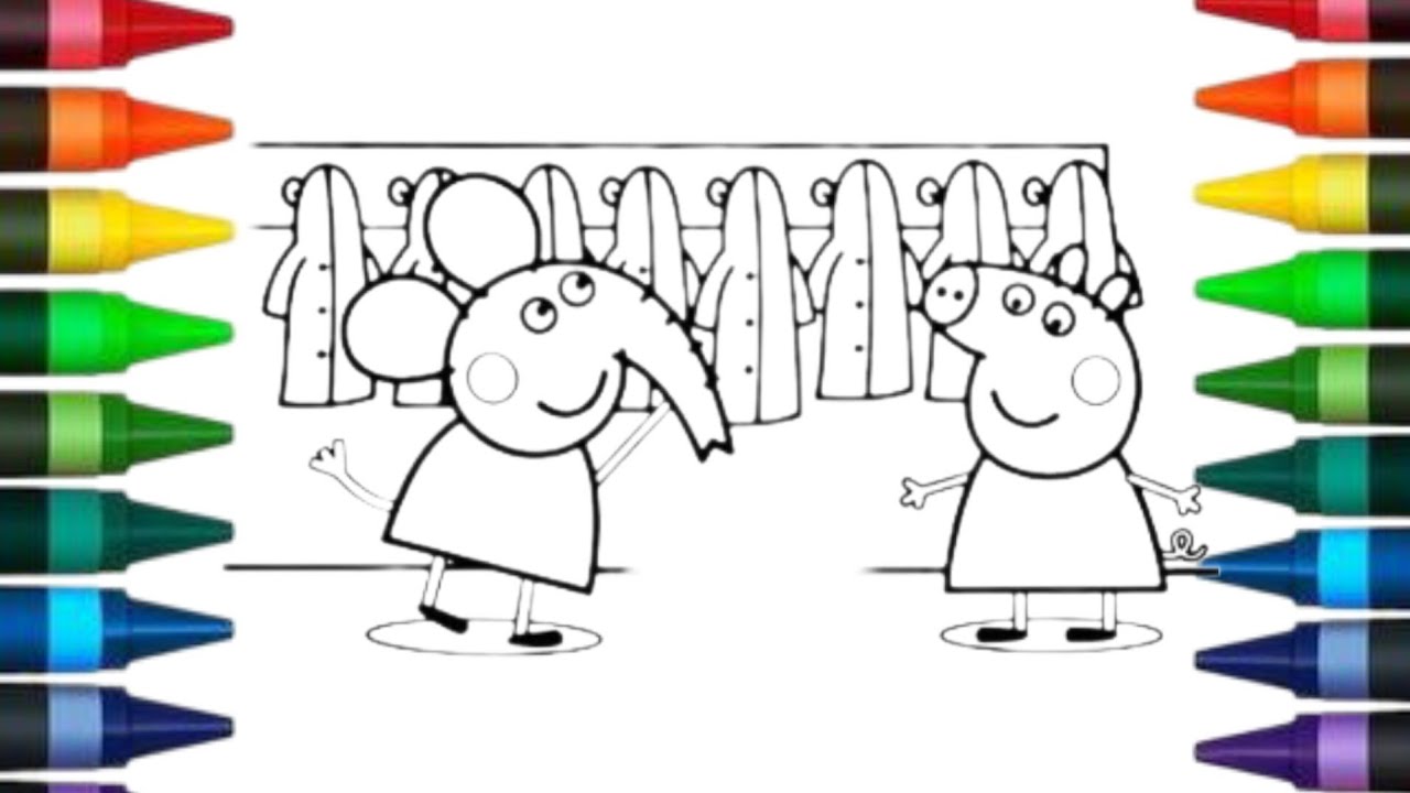 Peppa Pig And Friends Are Enjoying How To Draw And Paint Peppa Pig peppa-pig-and-friends-are-enjoying-how-to-draw-and-paint-peppa-pig