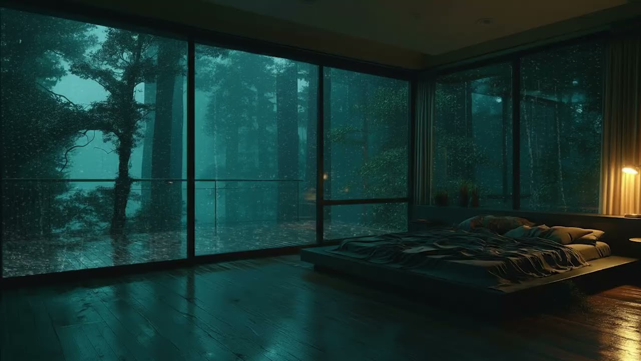 Only Rainy Ambience – 3 Hours of Soft Rain Sounds for Focus, Deep Sleep & ASMR Relaxation Music