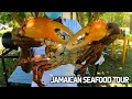 MASSIVE KING CRAB AND LOBSTER COOK - JAMAICAN SEAFOOD TOUR!!