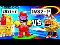 2 VS 1 / 1 VS 2❗Roblox Funny Moment |  Slap Tower Brainrot Morph Tower #roblox