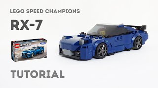 Tutorial - Mazda RX-7 FD | Lego Speed Champions 76920 Alternate Build Instructions