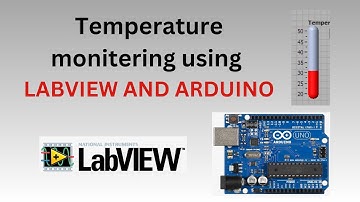 Temperature monitering using LabVIEW and Arduino #electronic #labview #arduino #labview projects