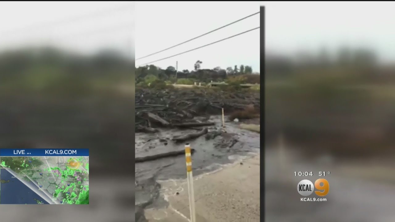Storm Damages Parts Of Orange County - YouTube