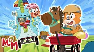 Max & Maple Race & Battle Their Way to the Top! 🐶🍁 | Max & Maple: The Can-Do Kids screenshot 1