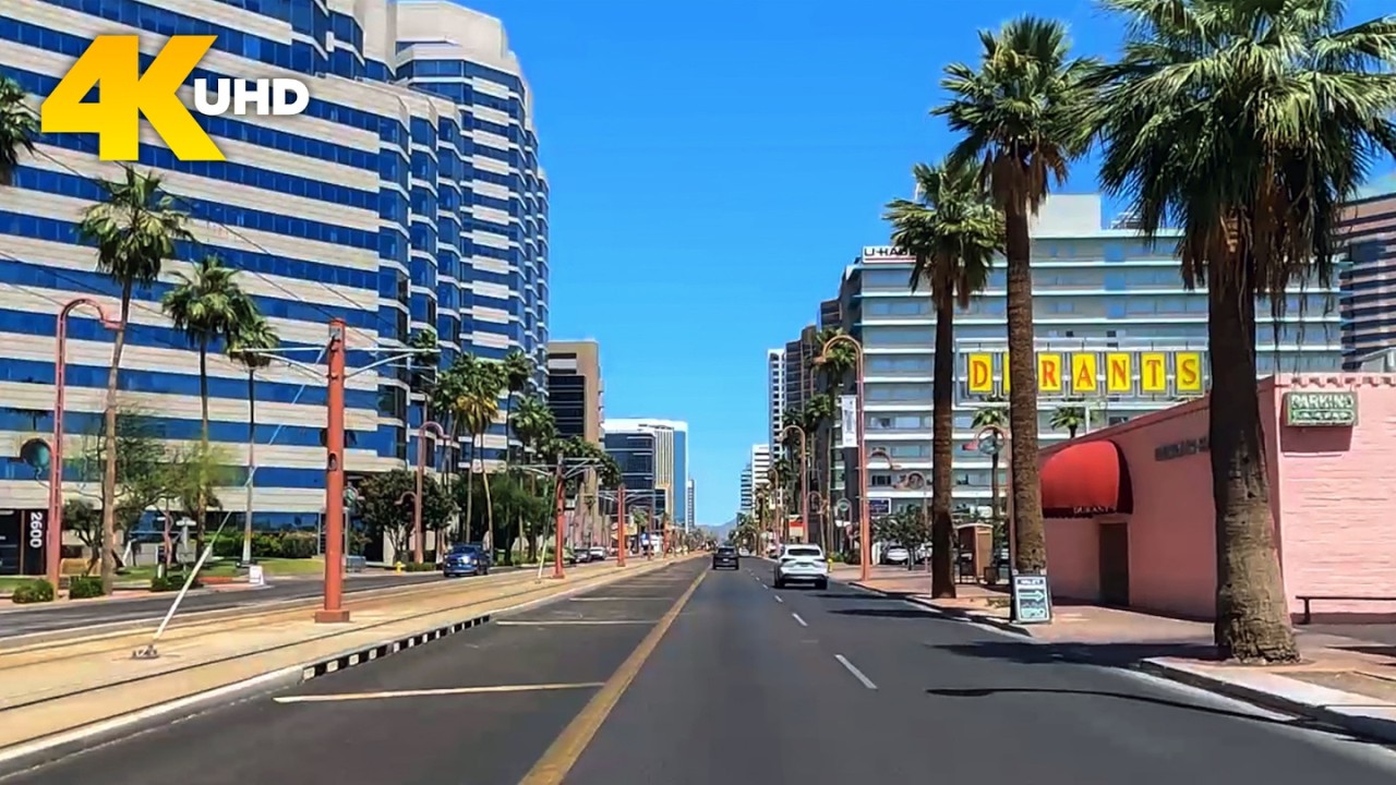 Phoenix Arizona 4K Driving Tour | Southwest Desert City Drive - YouTube