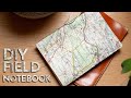 First ever notepad DIY build with leather pouch - field notes bookbinding!
