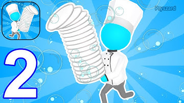 Buffet Boss - Gameplay Walkthrough Part 2 Tutorial Senior Chef Rank Unlocked (iOS, Android)