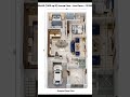 iBEST HOUSE PLAN EVER || 3D ISOMETRIC VIEWS PLAN . #house #youtubeshorts #2dplan