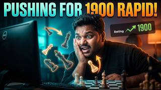 Pushing for 1900 Rapid 🔥 | Intense Chess Grind
