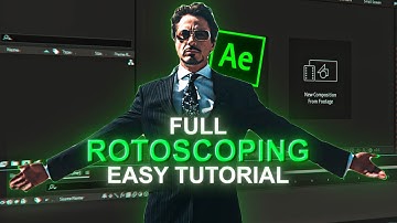 How To Rotobrush After Effects Tutorial | Remove Background in After Effects