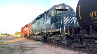 NCRC SD40-2 Leads The ADM-TRN w/ EX HLCX 6333 Trailing Second! 5/16/22