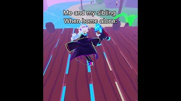 Me and my sibling when home alone #roblox
